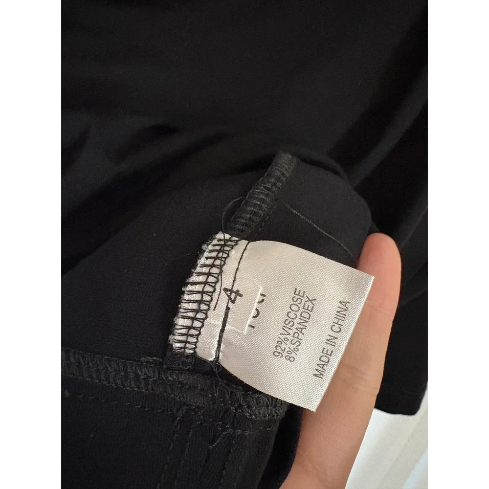 RUTI Black Cowl Neck Top Size 4